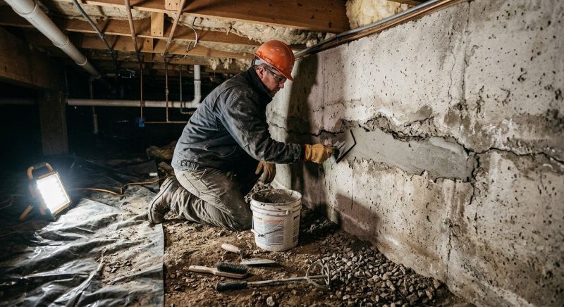 Basement Foundation Repair in Allentown, NJ