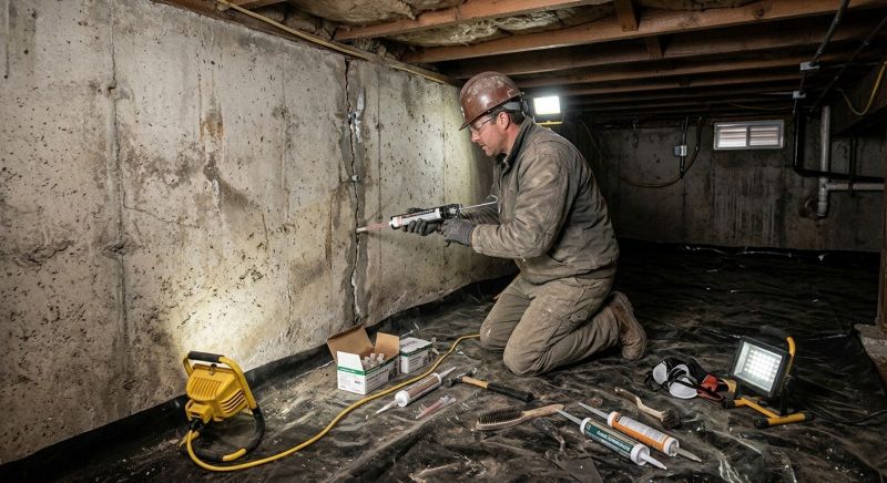 Basement Foundation Repair in Allentown, NJ