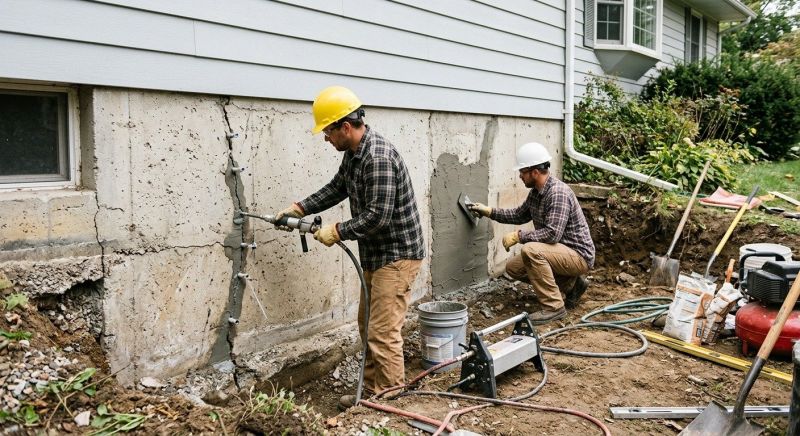 Basement Foundation Repair in Camden County, NJ