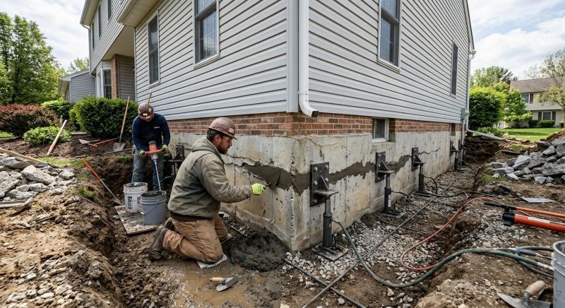 Basement Foundation Repair in Pennsauken, NJ