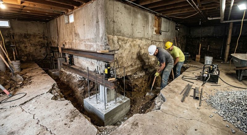 Basement Underpinning in Mount Laurel, NJ