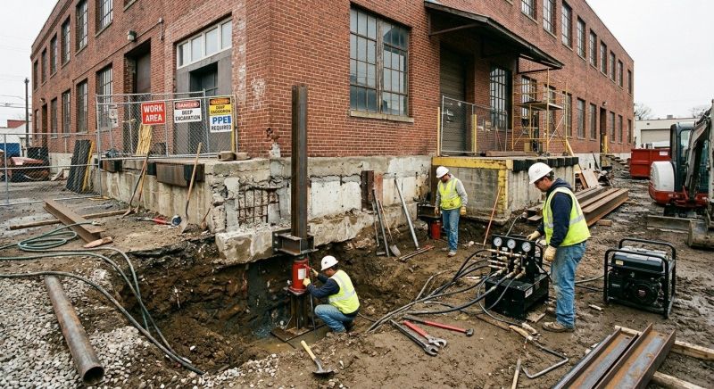 Building Foundation Repair in Philadelphia, PA