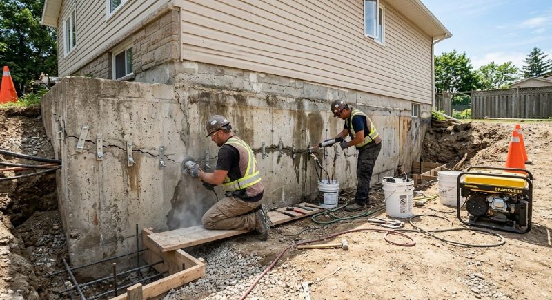 Concrete Foundation Repair in Bordentown, NJ