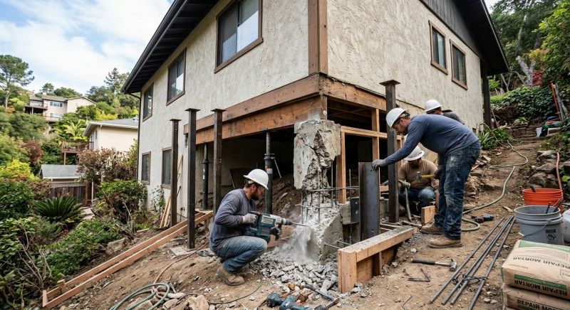 Concrete Foundation Repair in Burlington, NJ