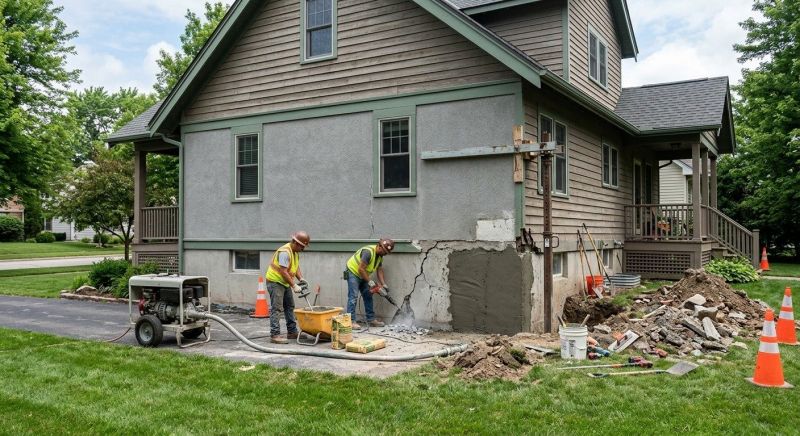 Concrete Foundation Repair in Willow Grove, PA