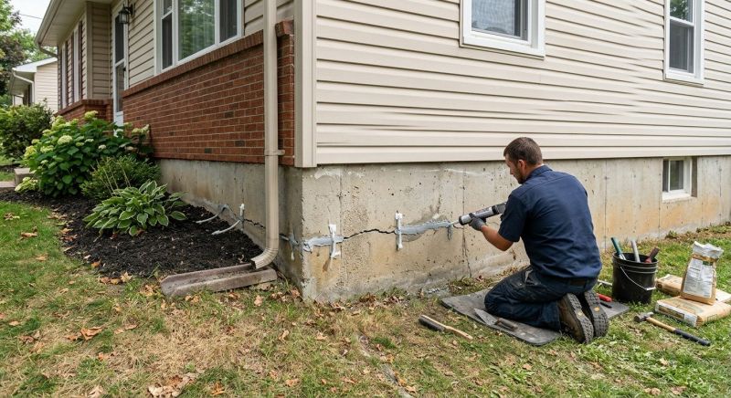 Cracked Foundation Repair in Camden County, NJ
