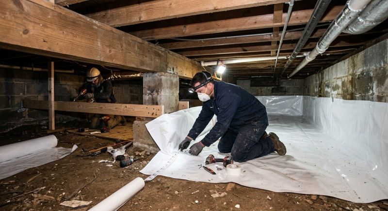 Crawl Space Leveling in Mount Laurel, NJ
