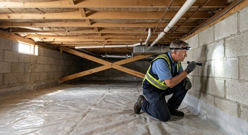 Crawl Space Leveling in Mount Laurel, NJ