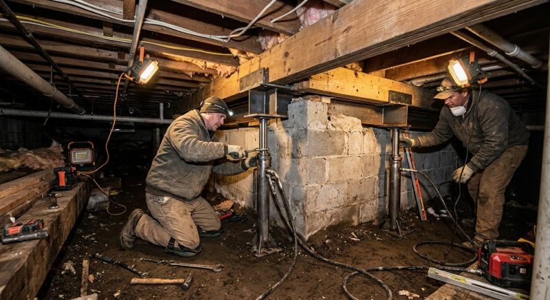 Crawlspace Foundation Repair in Burlington County, NJ