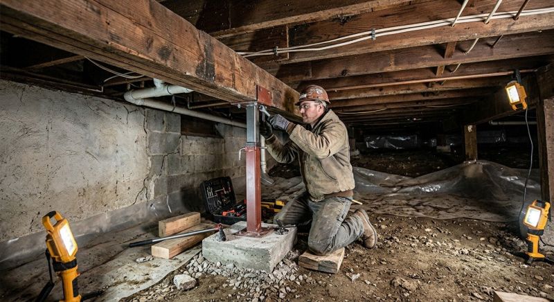 Crawlspace Foundation Repair in Cheltenham, PA