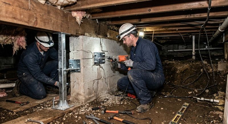 Crawlspace Foundation Repair in Lawrence Township, NJ