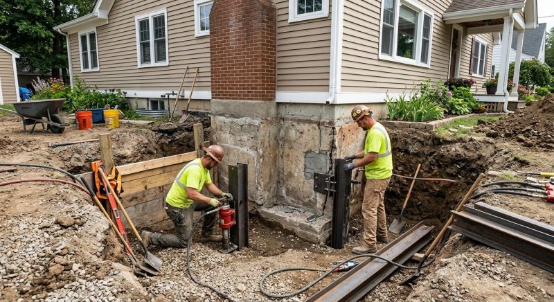 Exterior Foundation Repair in Mount Laurel, NJ