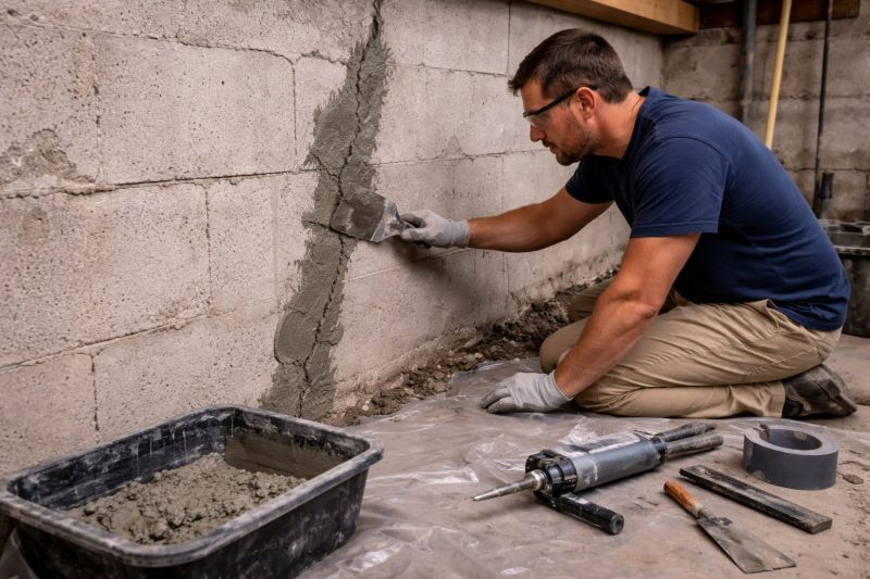 Foundation Crack Repair in Pennsauken, NJ