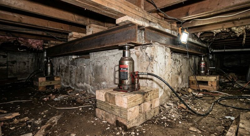 Foundation Jacking in Bristol, PA