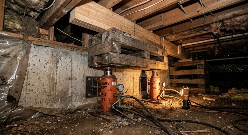 Foundation Jacking in Cherry Hill, NJ