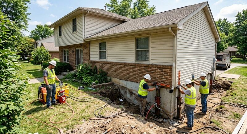 Foundation Jacking in Elkins Park, PA