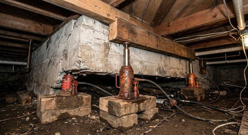 Foundation Jacking in Levittown, PA