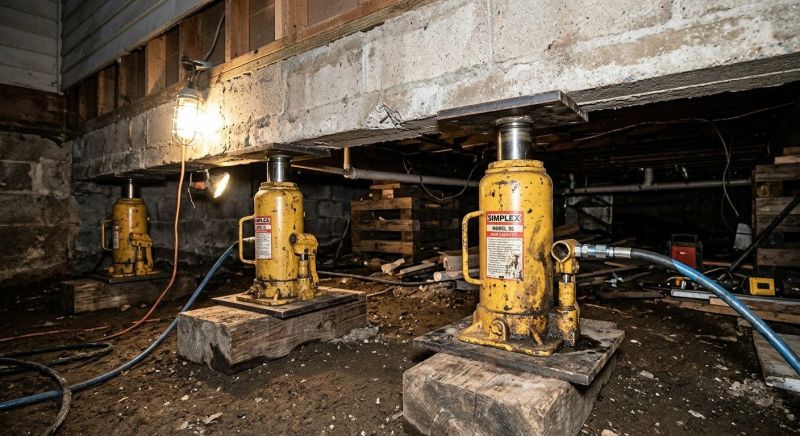 Foundation Jacking in Plymouth Meeting, PA