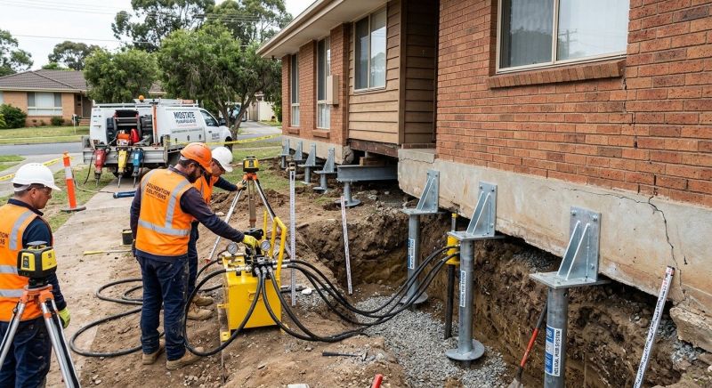 Foundation Jacking in Wycombe, PA
