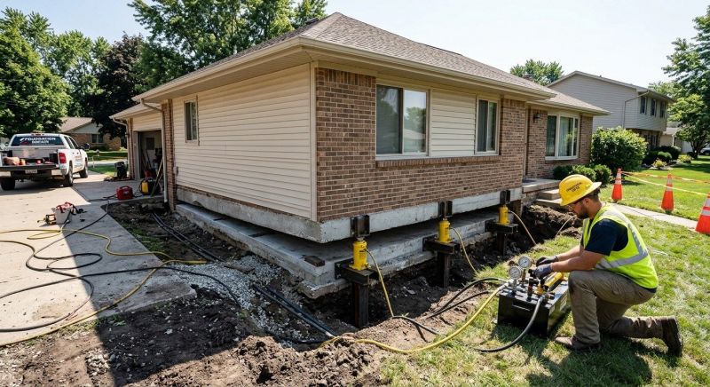 Foundation Lifting in Gladwyne, PA