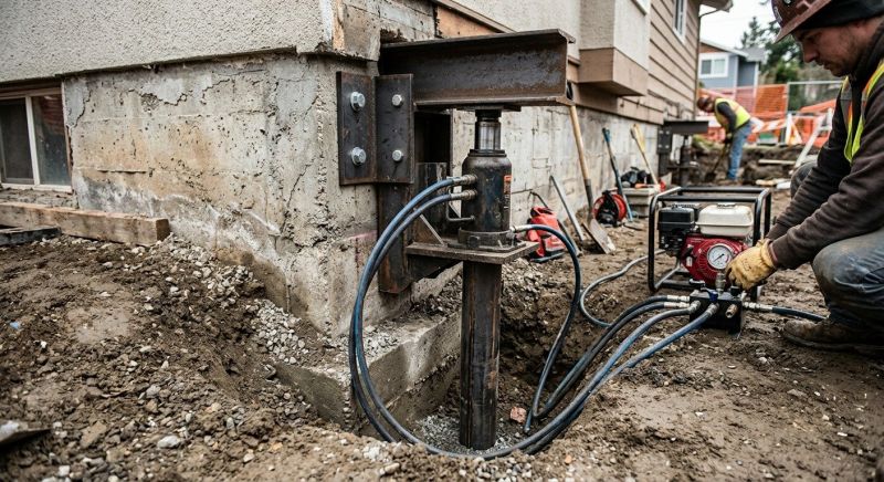Foundation Lifting in Williamstown, NJ