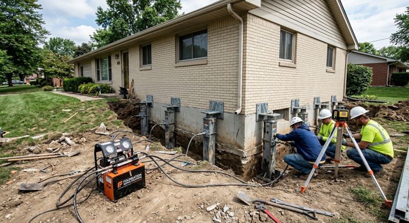 Foundation Pier Leveling in Mount Laurel, NJ