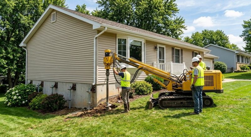 Foundation Raising in Huntingdon Valley, PA