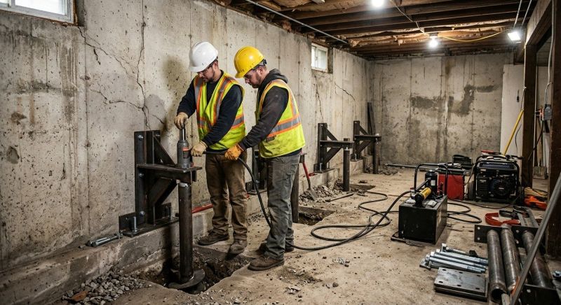 Foundation Stabilizing in Birmingham, NJ