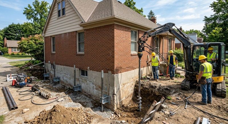 Foundation Stabilizing in Birmingham, NJ