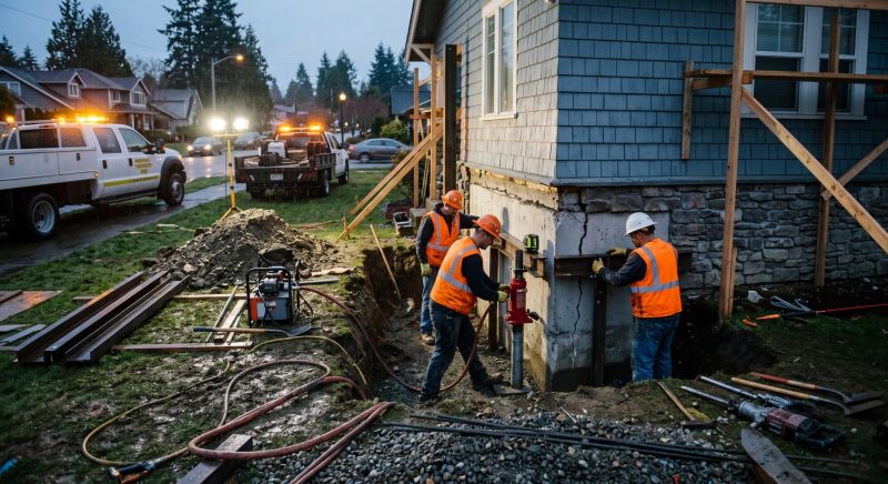 Foundation Stabilizing in Burlington County, NJ