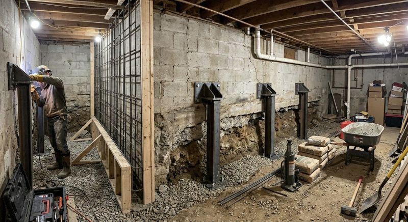 Foundation Stabilizing in Elkins Park, PA