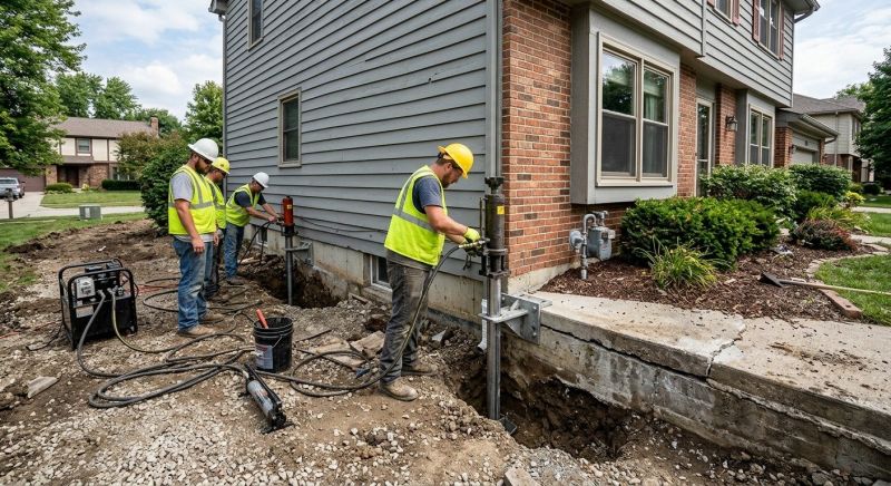 Foundation Stabilizing in Fort Washington, PA