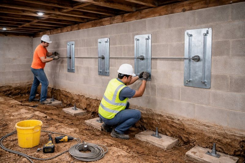 Foundation Stabilizing in Hatboro, PA