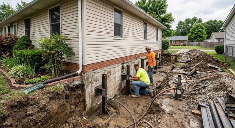 Foundation Stabilizing in Plymouth Meeting, PA