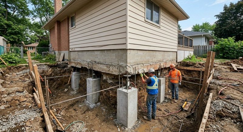 Foundation Underpinning in Mount Laurel, NJ