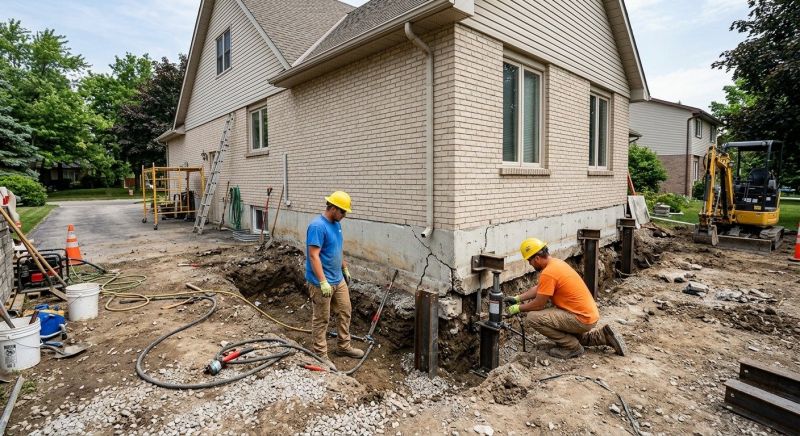 Helical Piers Installation in Mount Laurel, NJ