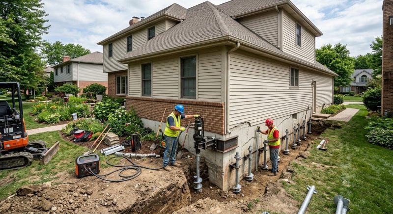 Helical Pile Installation in Mount Laurel, NJ