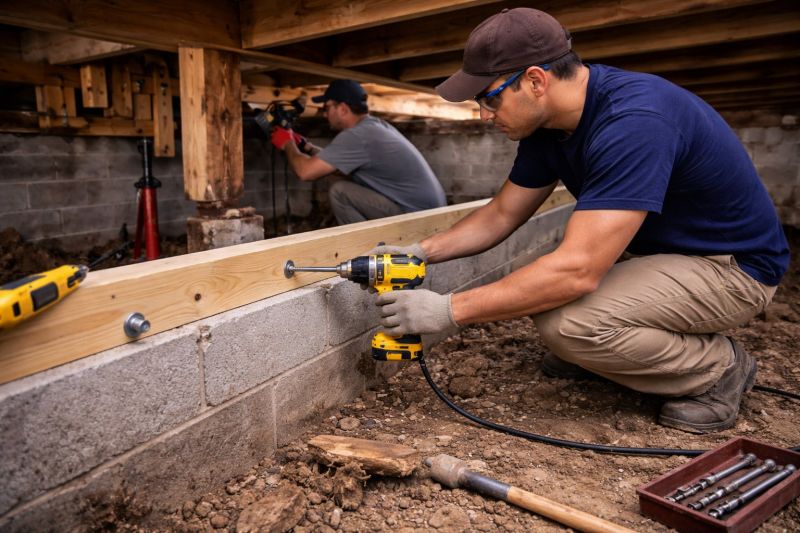 House Foundation Repair in Bordentown, NJ