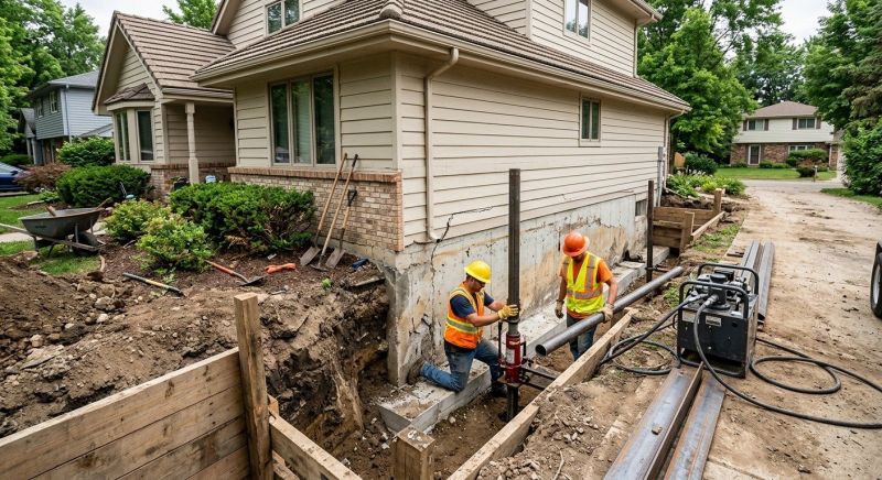 House Foundation Repair in Philadelphia, PA