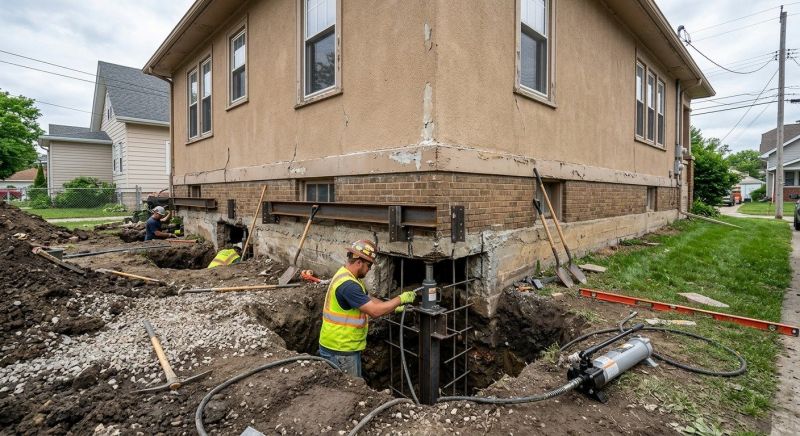 House Underpinning in Mount Laurel, NJ