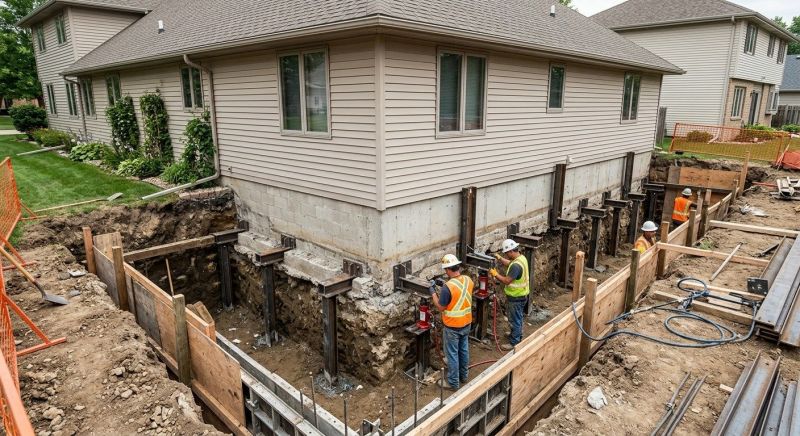 House Underpinning in Mount Laurel, NJ