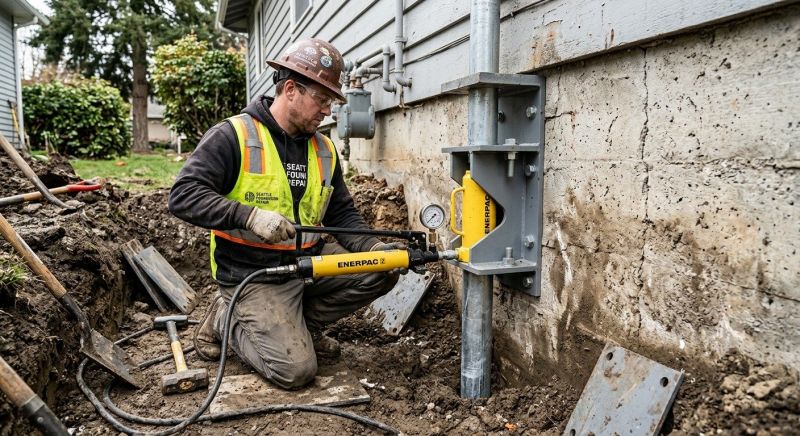 Settling Foundation Service in Wycombe, PA