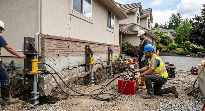 Sinking Foundation Lifting in Mount Laurel, NJ