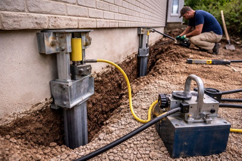 Sinking Foundation Repair in Audubon, NJ
