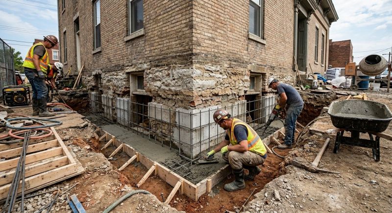 Underpinning Repair in Mount Laurel, NJ